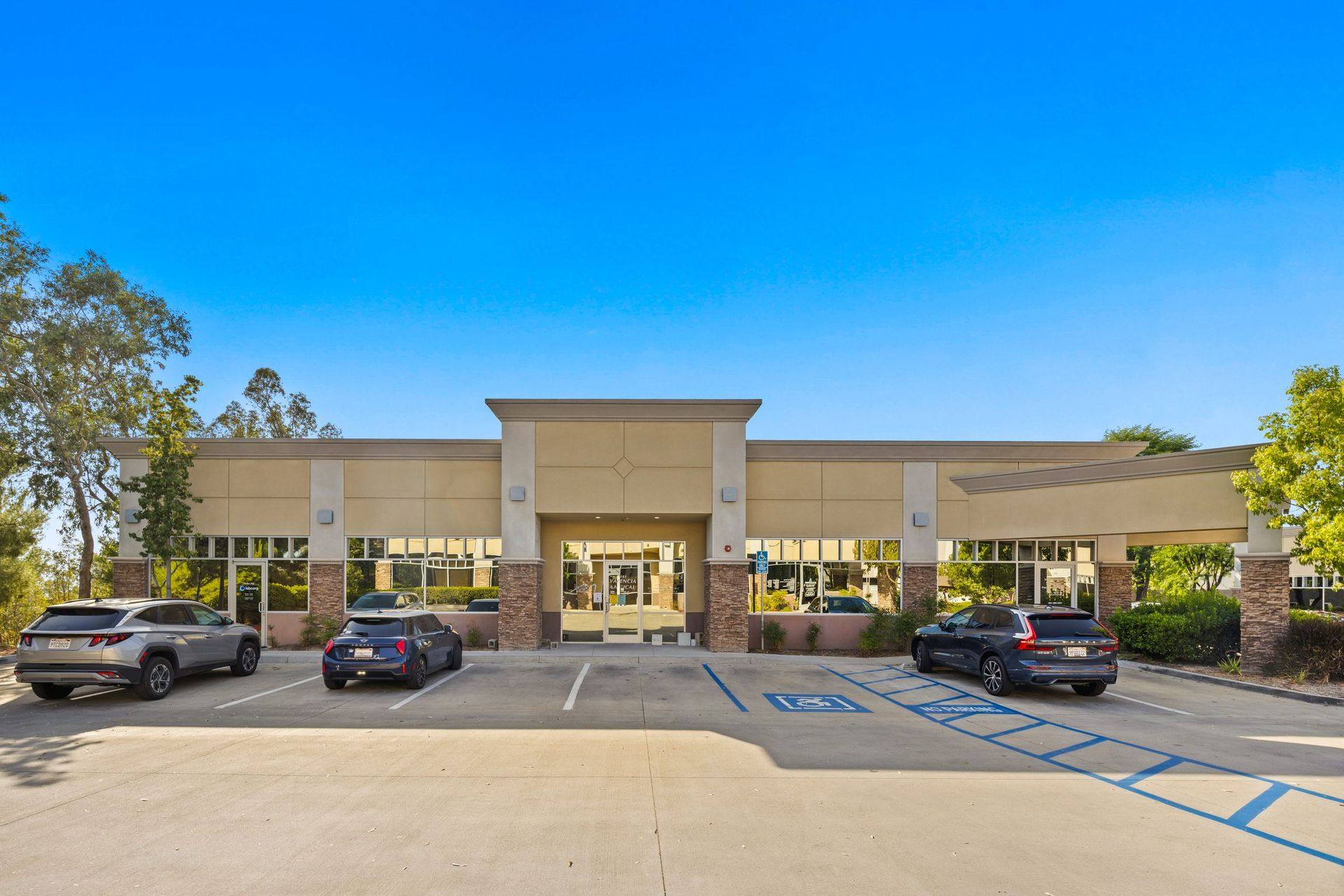 Front elevation, parking court