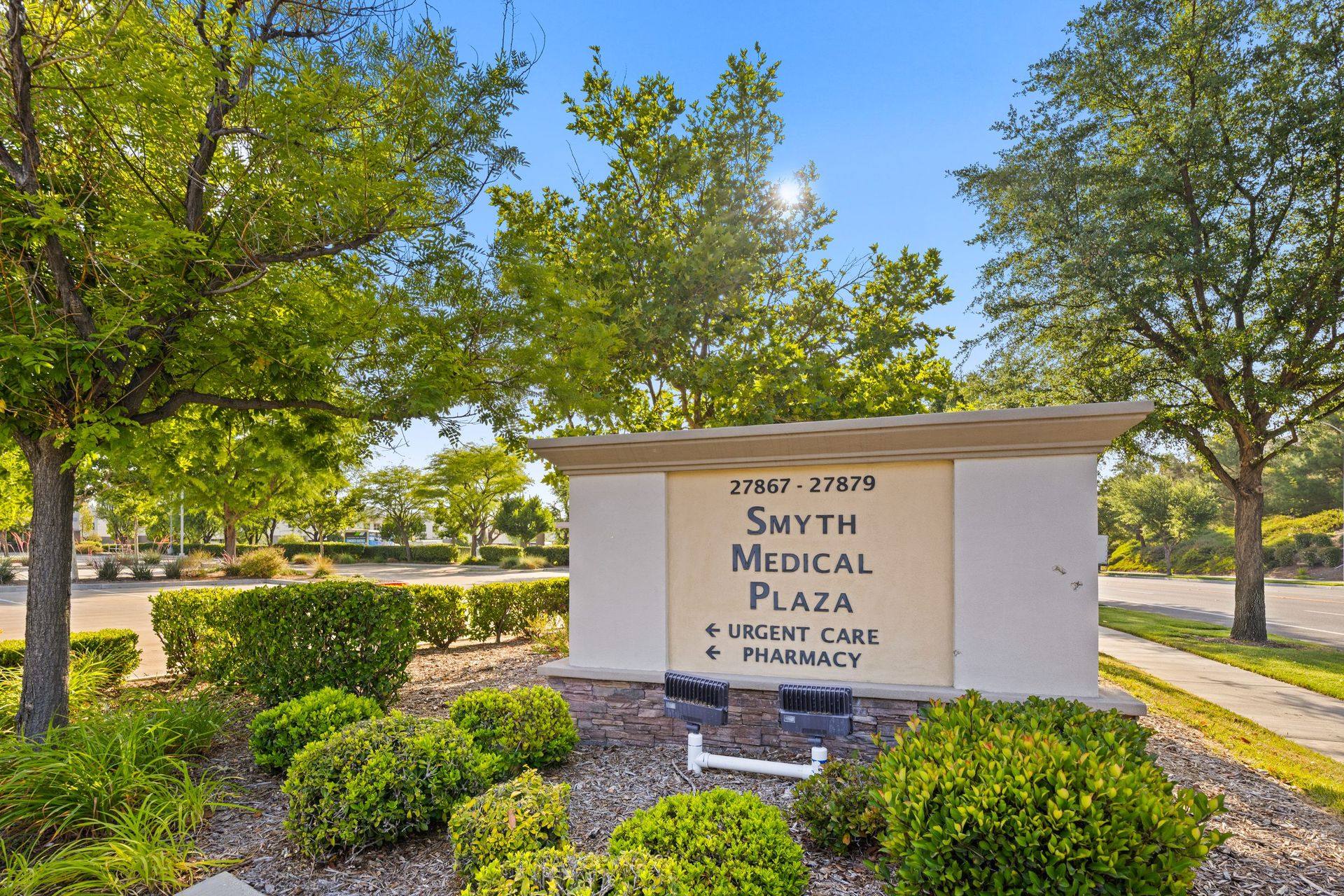 Smyth Medical Plaza monument