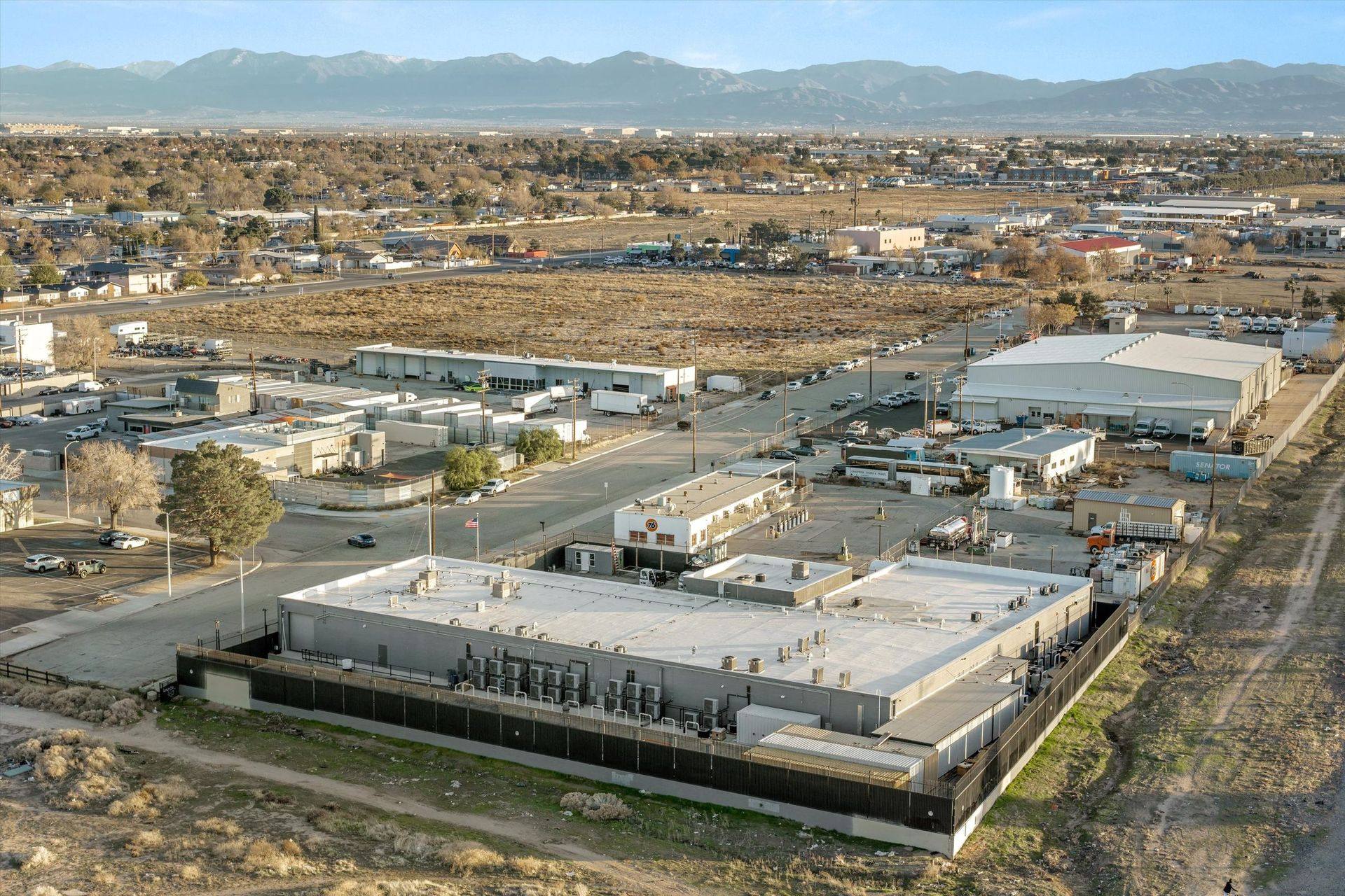 Aerial, Lancaster industrial corridor