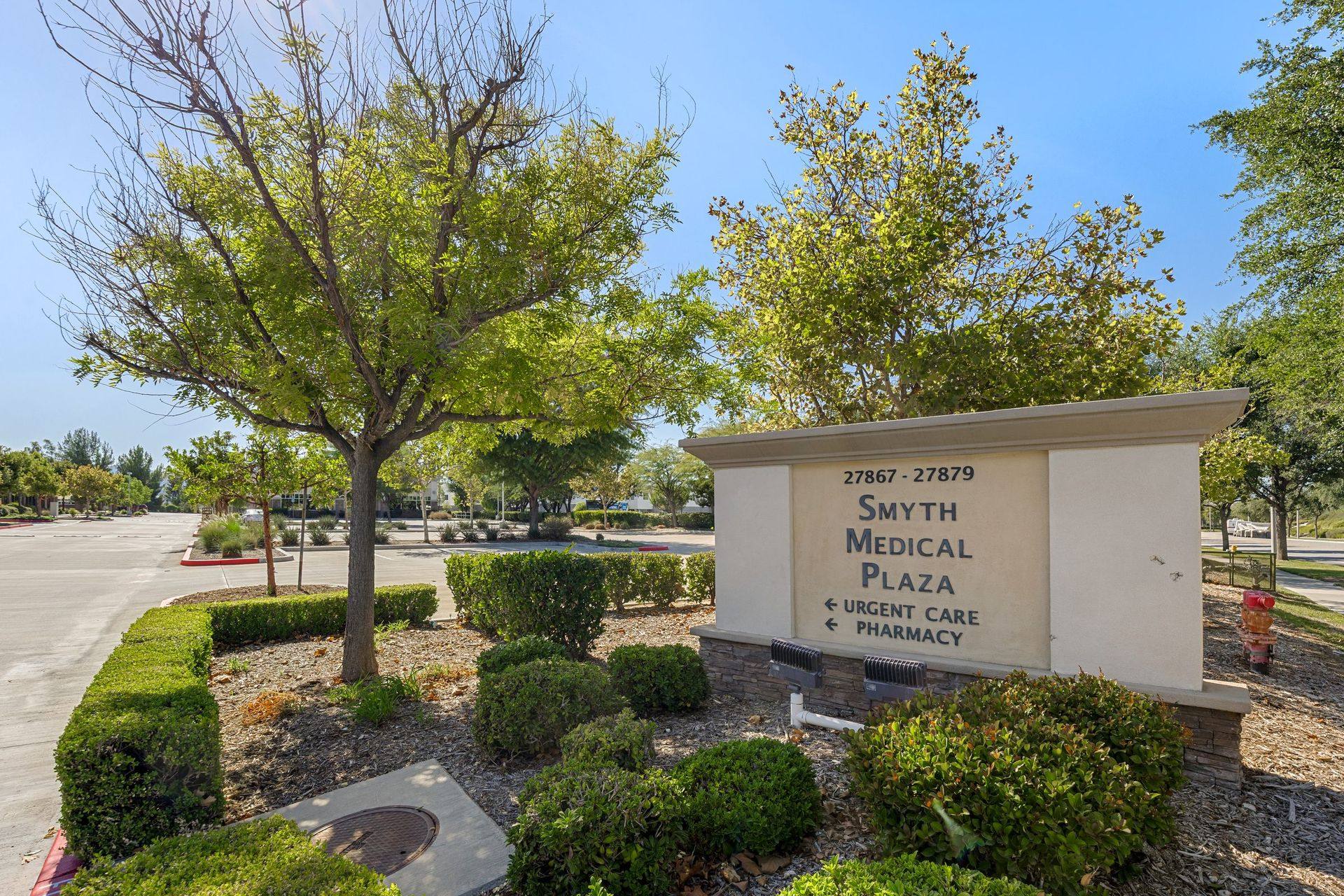 Smyth Medical Plaza monument