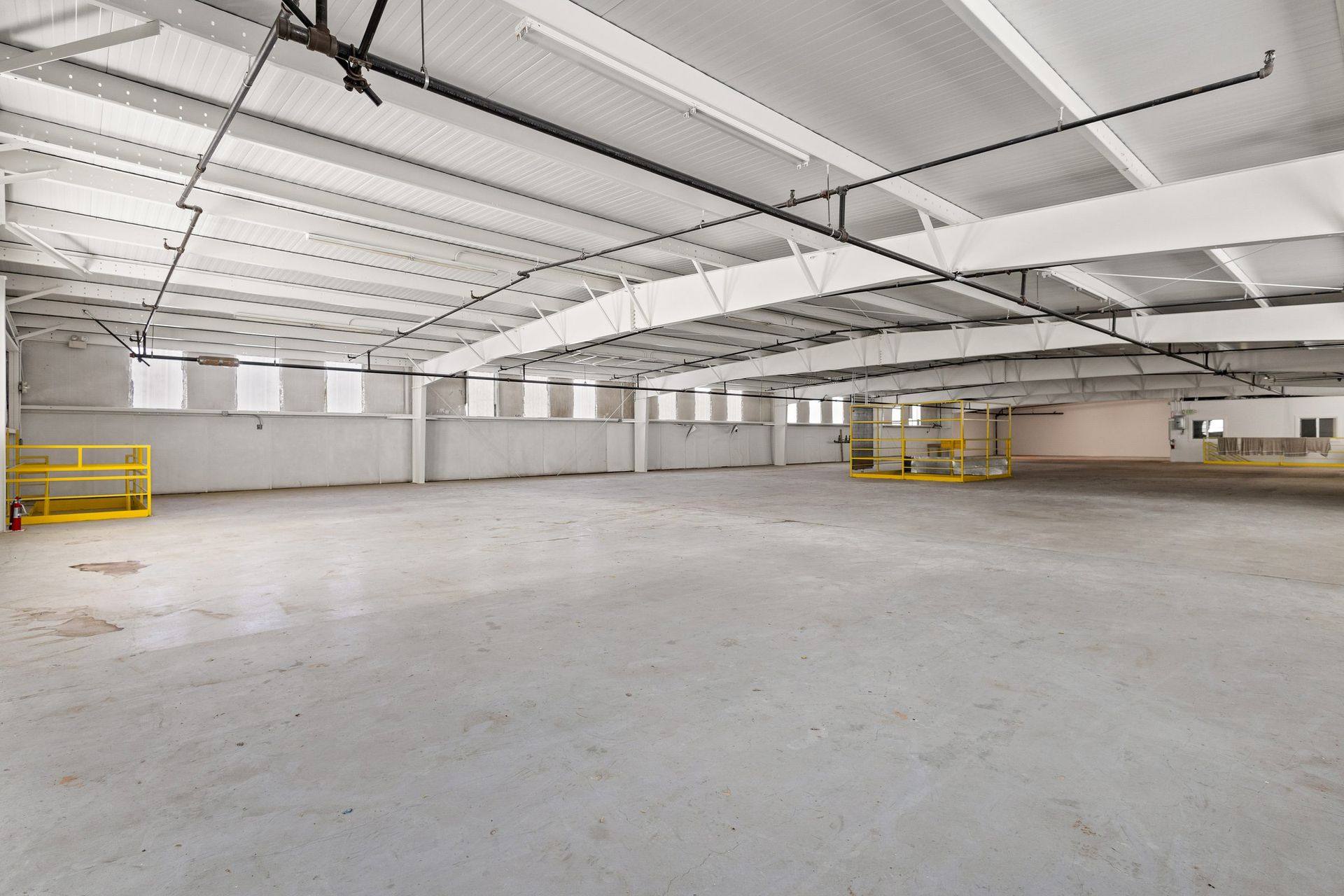 Second floor, guard rails