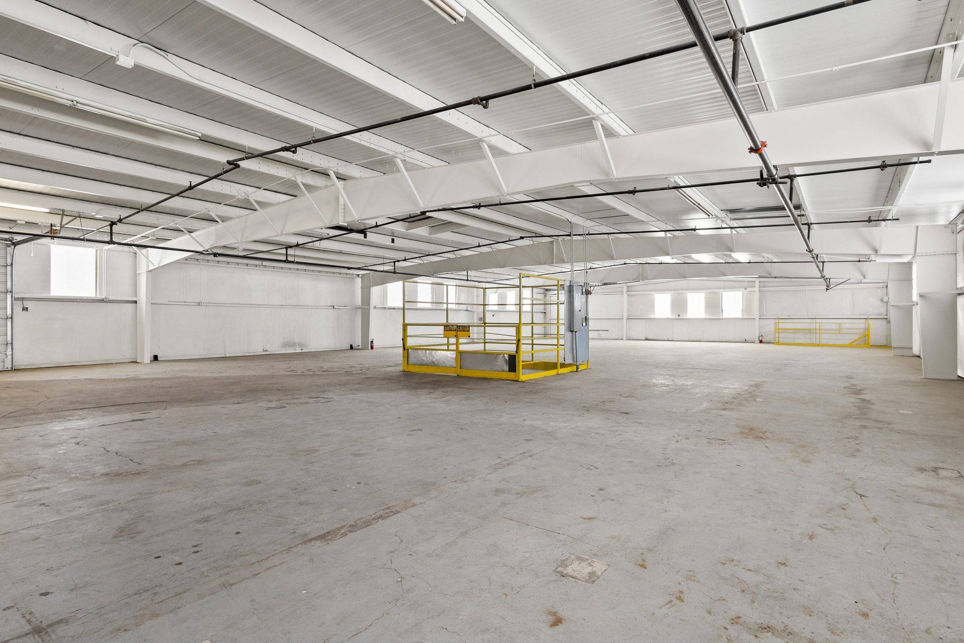 Second floor, freight gate and panels
