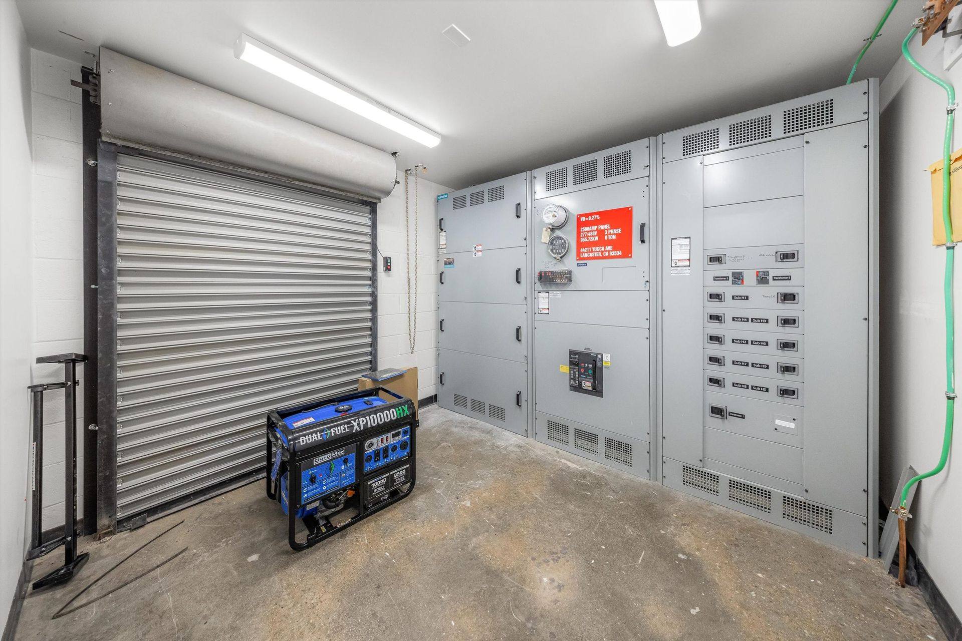 Backup generator and electrical