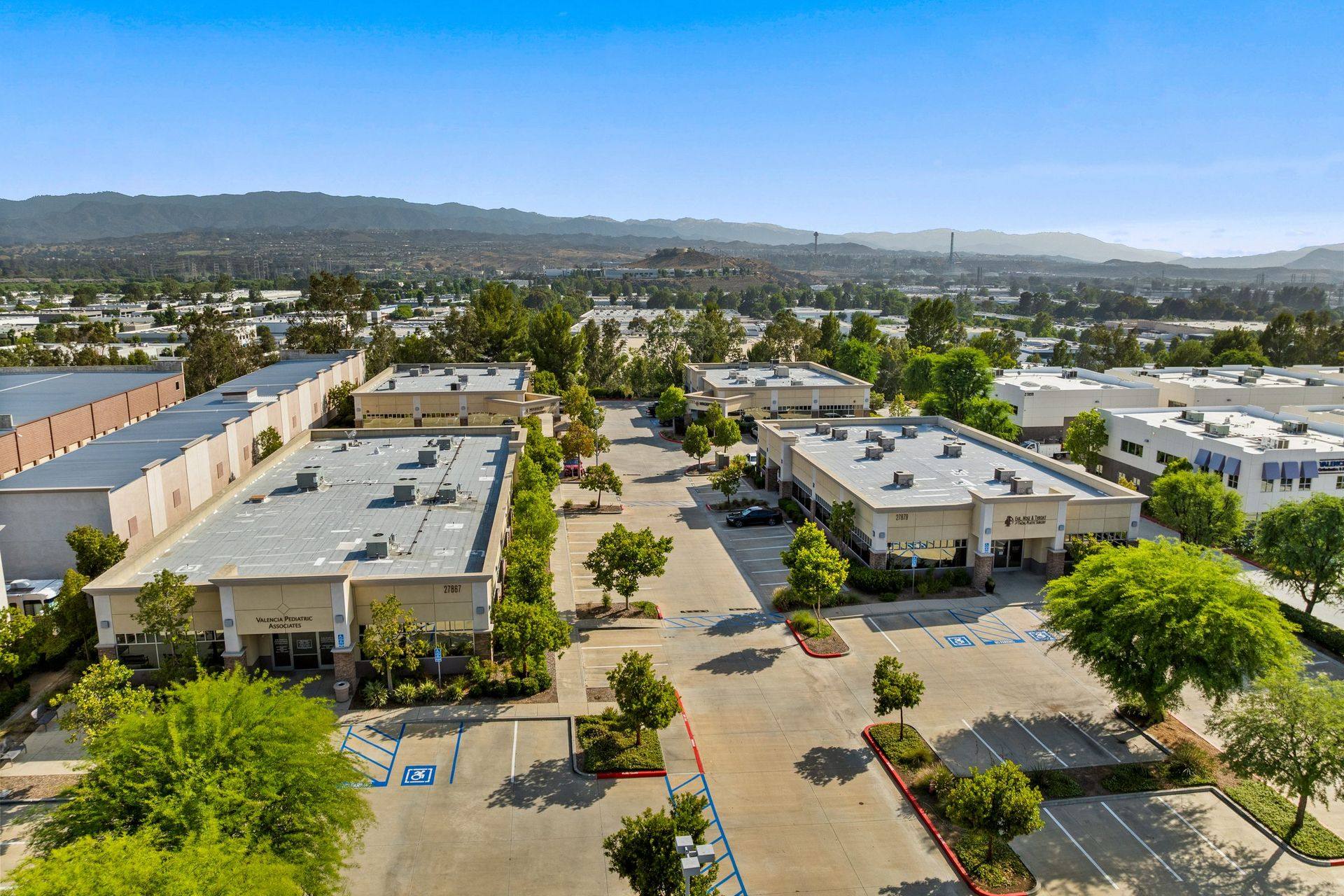Aerial, plaza overview